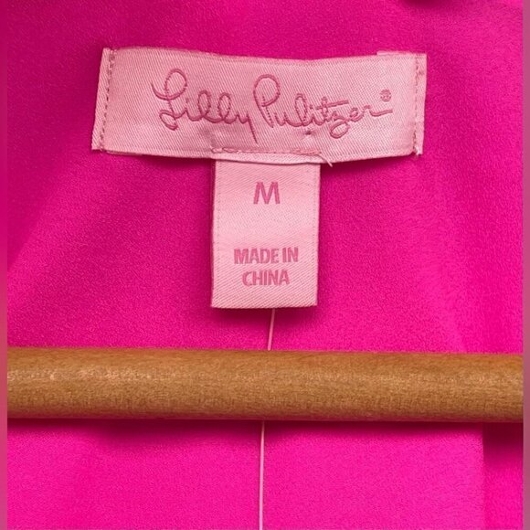 COPY - Lilly Pulitzer. Avila Stretch Silk Dress medium - Picture 7 of 15